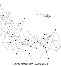 Vector network connection and atom design.