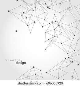Vector network connection and atom design.