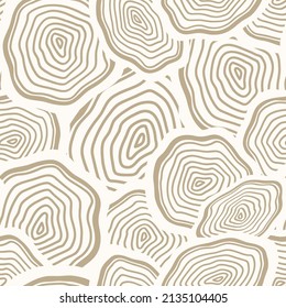 Vector neutral cream logs seamless pattern background.  Perfect for fabric, scrapbooking, wallpaper, party invitations projects. Part of a collection of ten patterns in multiple colourways.