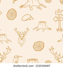 Crema neutra vectorial al aire libre fondo de patrón sin fisuras.  Perfecto para tejidos, scrapbooking, fondo de pantalla, proyectos de invitaciones a fiestas. Parte de una colección de diez patrones en múltiples colores.