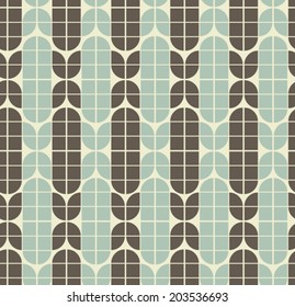 Vector neutral geometric background, ornament abstract seamless pattern.