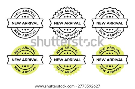 Vector New Arrival Badge Labels