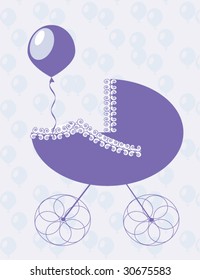 vector new baby background or card