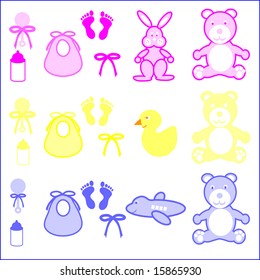 Vector New Baby Set