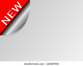 Vector new corner illustration