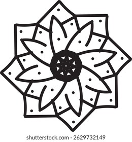 Vector new mandala Design background