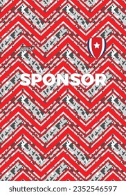 Vector new premium football soccer jersey template sublimation