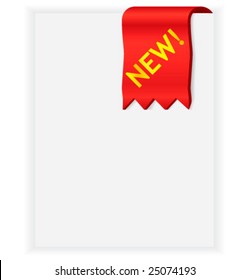 Vector "new" sign for your business artwork