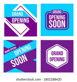vector de nuevo baner de apertura de almacén