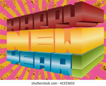  Vector New year 2010 - vector