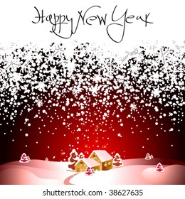 Vector New Year background