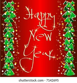 Vector "new year" background