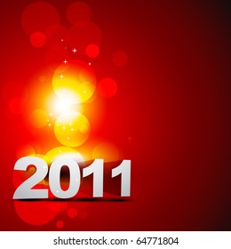 ilustración de fondo de año nuevo vectorial