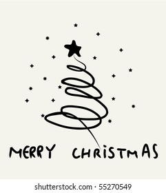 Vector New year card.