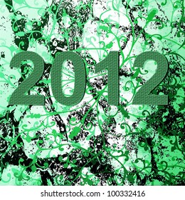 Vector new year and christmas card, eps10