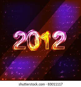 Vector new year and christmas card, eps10