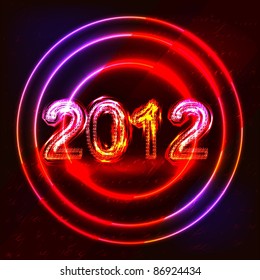 Vector new year and christmas card, eps10