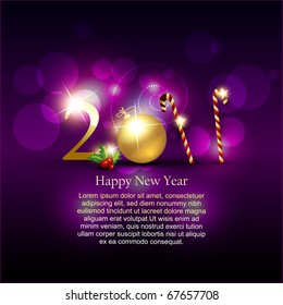 vector new year design art