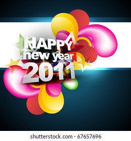 vector new year funky art