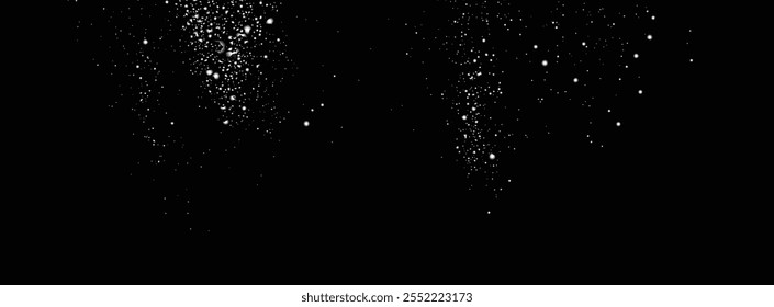 Vector Año Nuevo copos de nieve decoración de fondo. copos de nieve fondo de nieve