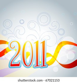 vector new year stylish template design