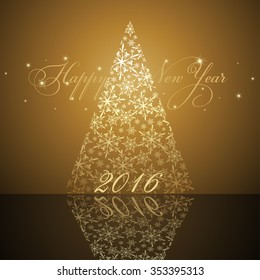Vector new year tree / Christmas tree