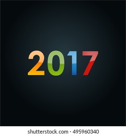Vector new years full color