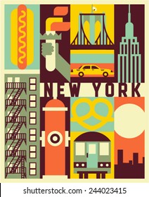 Vector New York background