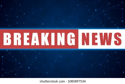 Vector news background, breaking news. Breaking news modern concept