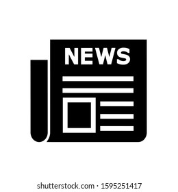 vector news icon. Eps. 10.