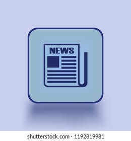 Vector news web Icon