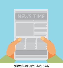 Vector newspaper