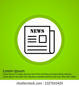Vector Newspaper Icon
Vector Newspaper Icon