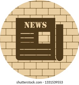 Vector Newspaper Icon