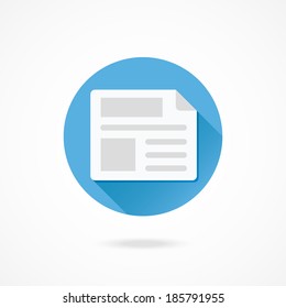 Vector Newspaper Icon