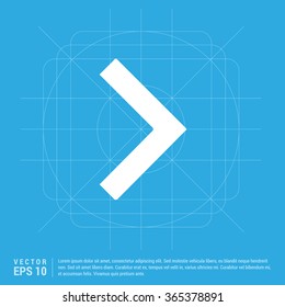 Vector Next arrow icon. Vector arrow icon