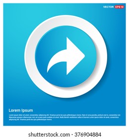 Vector Next arrow icon. Vector arrow icon