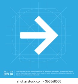 Vector Next arrow icon. Vector forward Icon