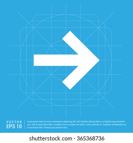 Vector Next arrow icon. Vector forward Icon