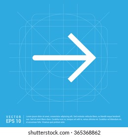 Vector Next arrow icon. Vector forward Icon