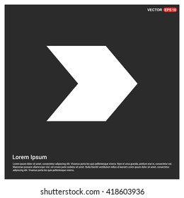 Vector Next arrow icon. Vector forward Icon