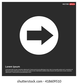 Vector Next arrow icon. Vector forward Icon