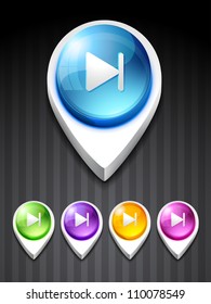 vector next icon design art
