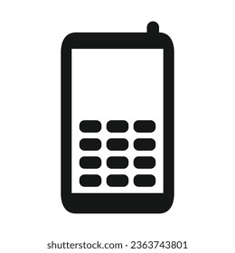 Icono de pago de terminal vectorial nfc ilustración simple del icono vectorial de pago de terminal nfc para el diseño web aislado.