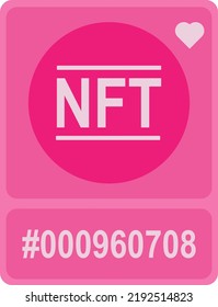 Vector With NFT Symbol. NFT, Non-fungible Token, Sale Of Digital Art. New Ways Of Trading Art, Cryptocurrencies And Digital Assets. NFTs In Video Games. Digital Currency Wallet.