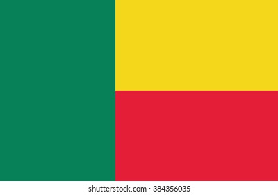 Vector of nice Benin flag.