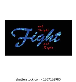 Vector nice fight t shirt design 
