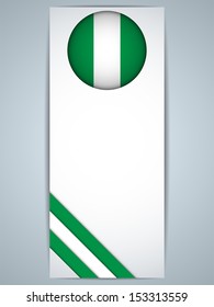 Vector - Nigeria Country Set of Banners