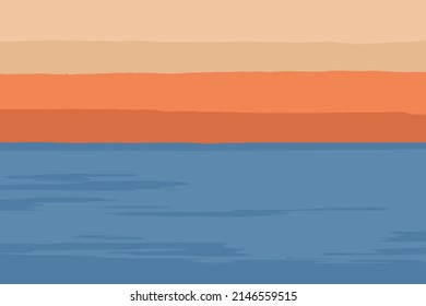 Vector of night sky clouds. Sundown. Background design