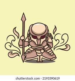 Vector Ninja Character Artwork illustration 